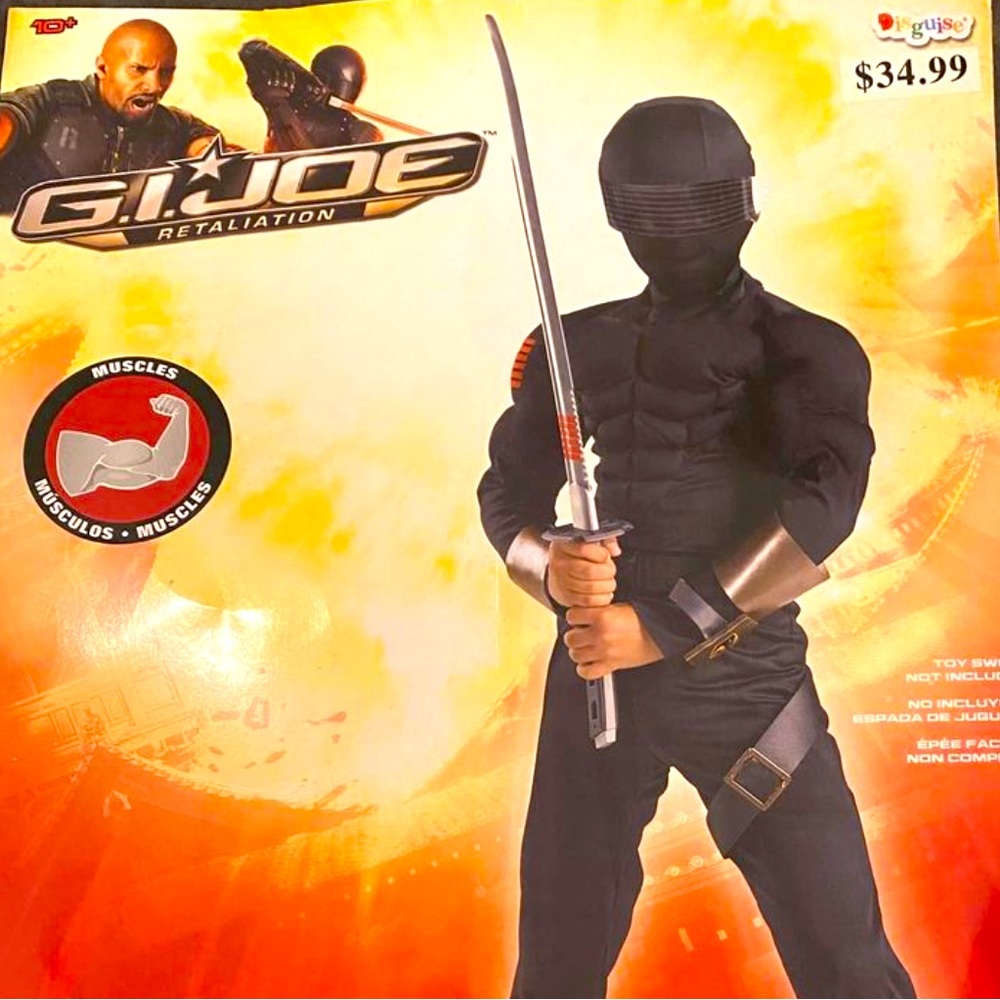 GI JOE “SNAKE EYES” | YOUTH LARGE | HALLOWEEN COSTUME